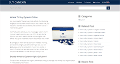 Desktop Screenshot of buygynexinin.com
