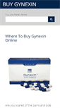 Mobile Screenshot of buygynexinin.com